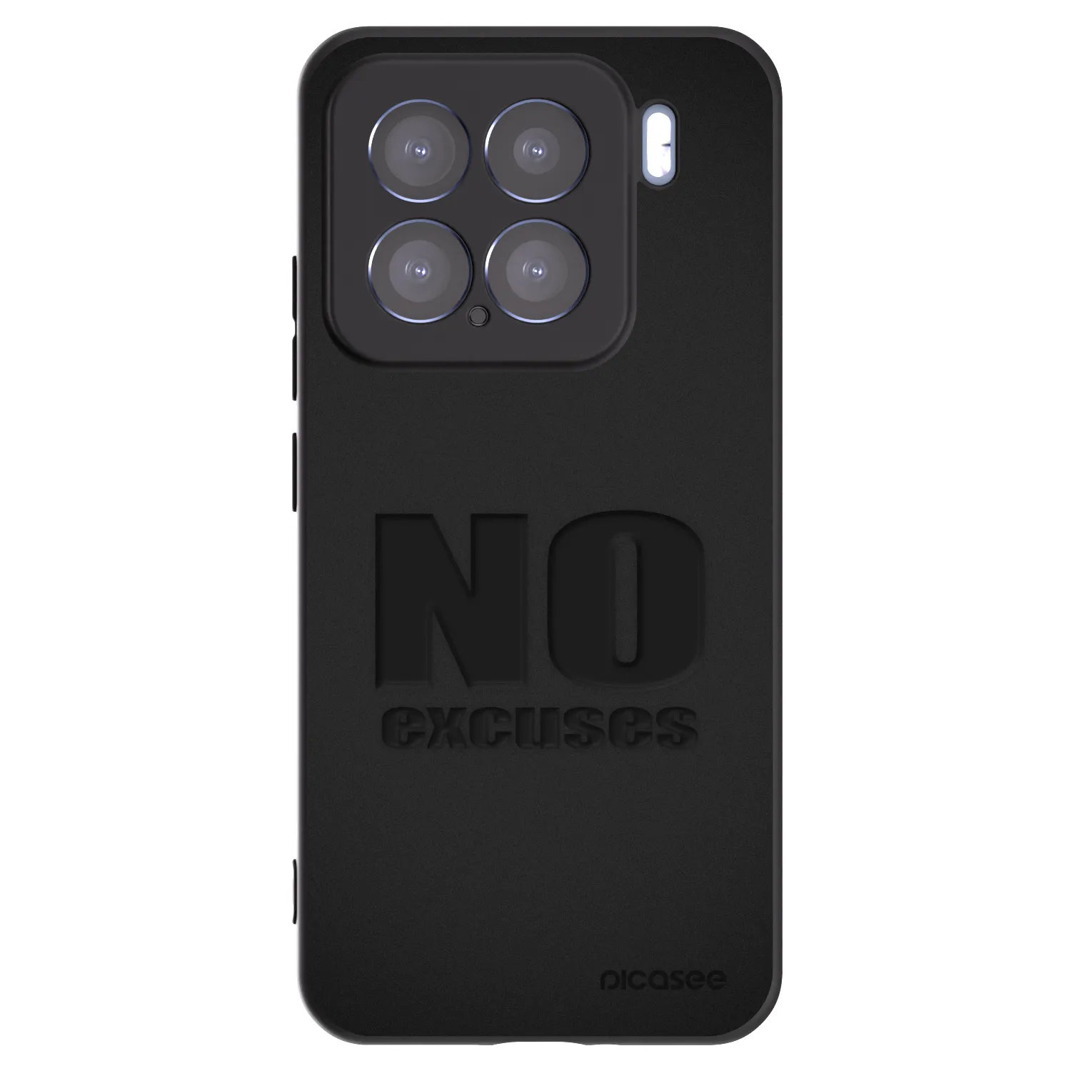 Picasee silikonski črni ovitek za Xiaomi 15 - No Excuses