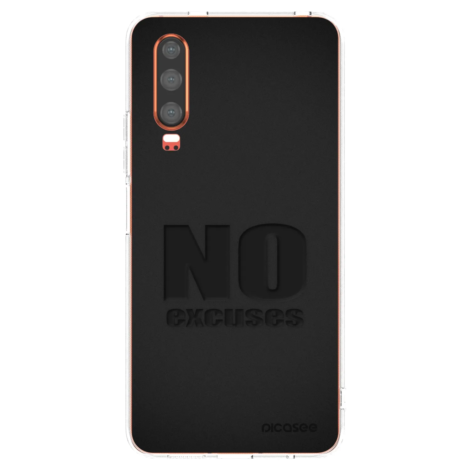 Picasee silikonski prozorni ovitek za Huawei P30 - No Excuses