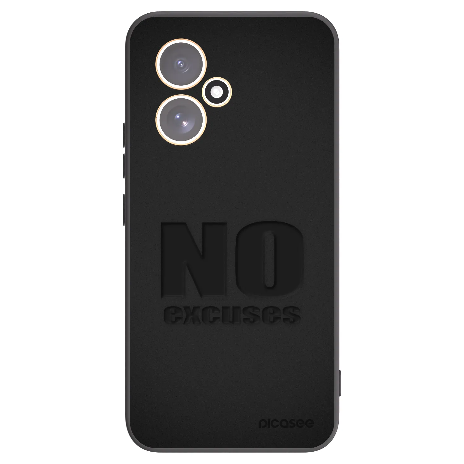 Picasee silikonski črni ovitek za Honor 400 5G - No Excuses