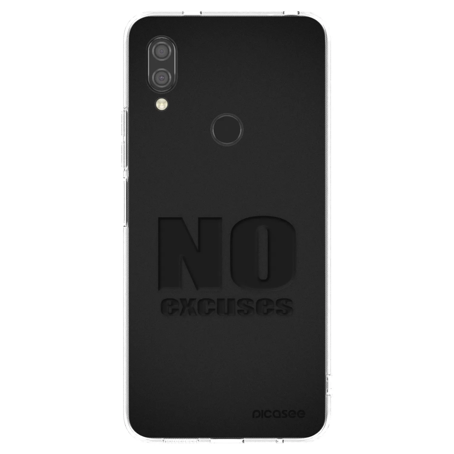Picasee silikonski prozorni ovitek za Xiaomi Redmi 7 - No Excuses