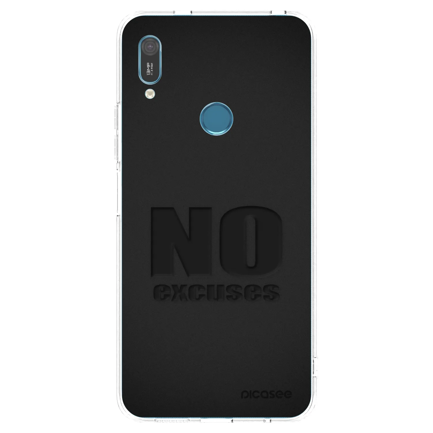 Picasee silikonski prozorni ovitek za Huawei Y6 2019 - No Excuses