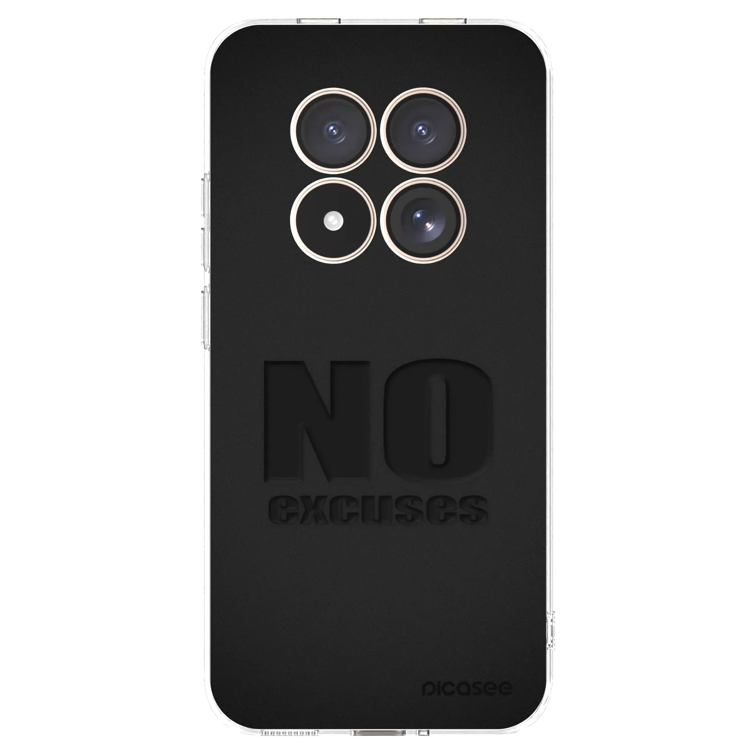 Picasee silikonski prozorni ovitek za Xiaomi Redmi Note 15 Pro 4G - No Excuses