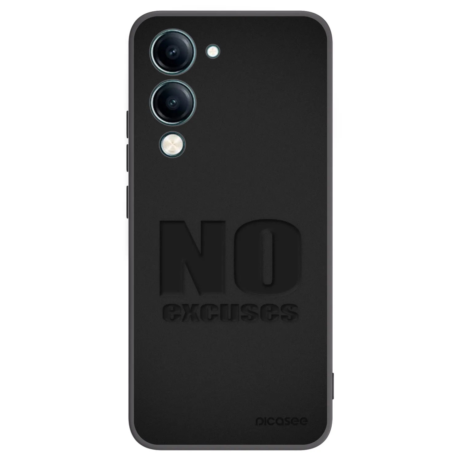 Picasee silikonski črni ovitek za Vivo Y29s 5G - No Excuses