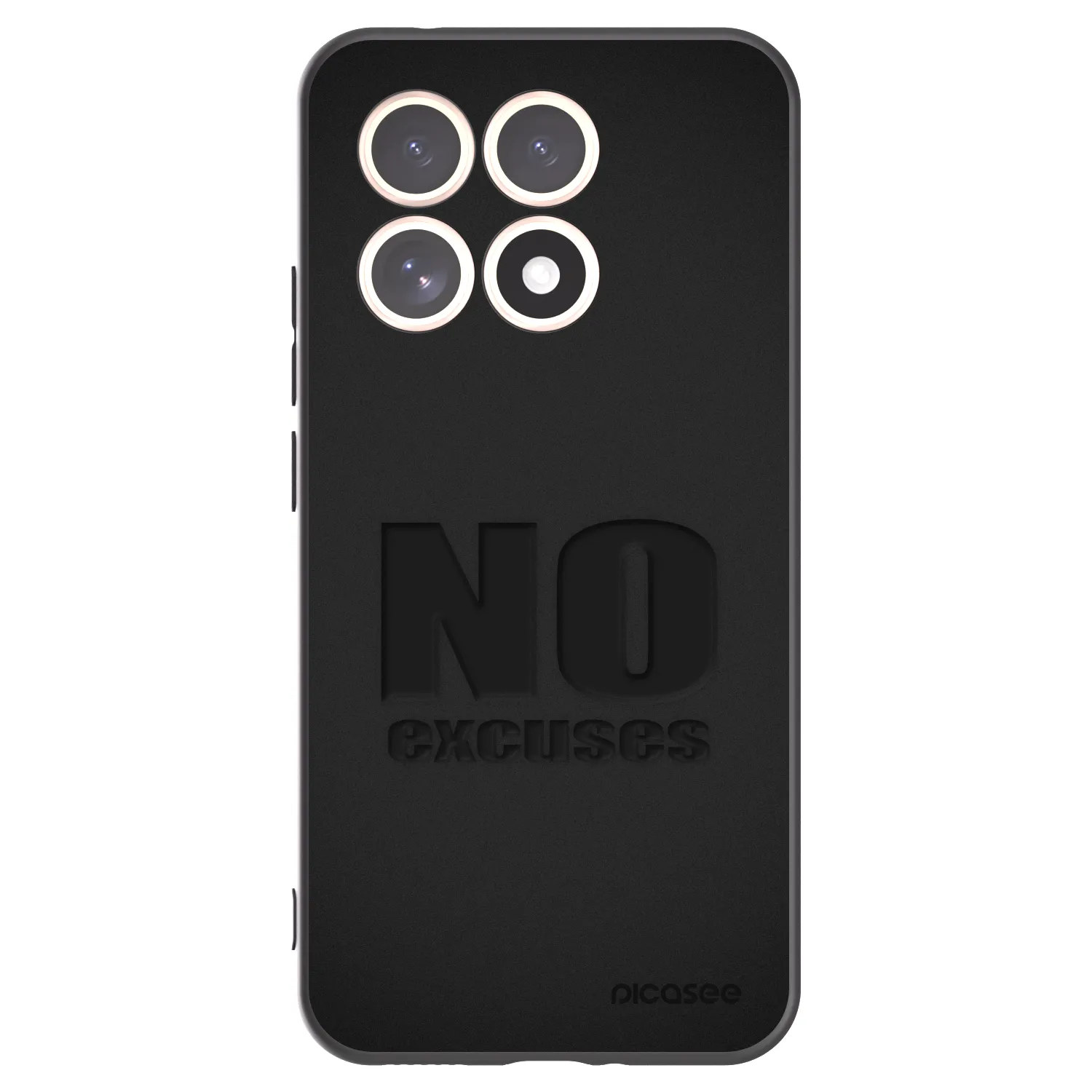 Picasee silikonski črni ovitek za Xiaomi 15T - No Excuses