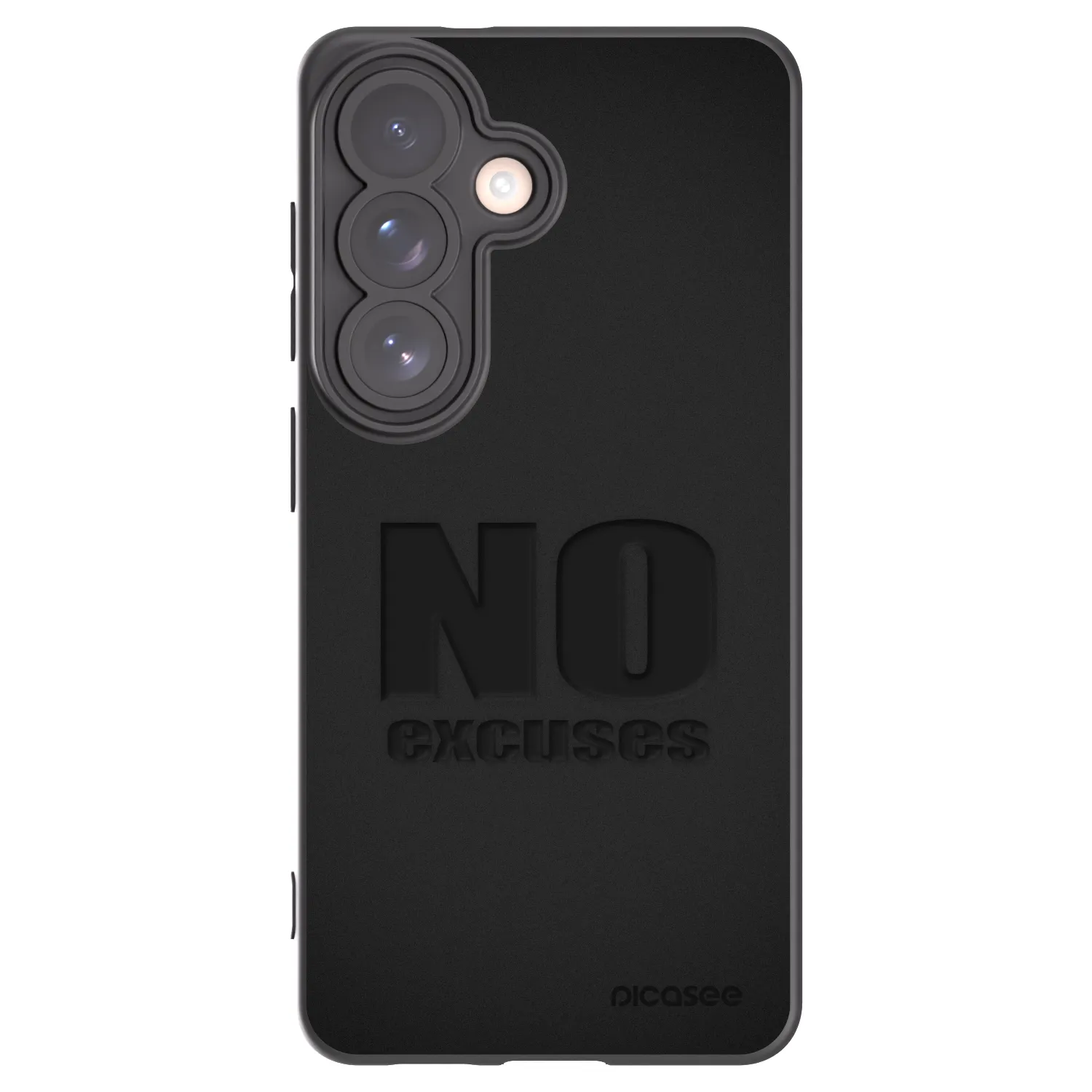Picasee silikonski črni ovitek za Samsung Galaxy S26 - No Excuses