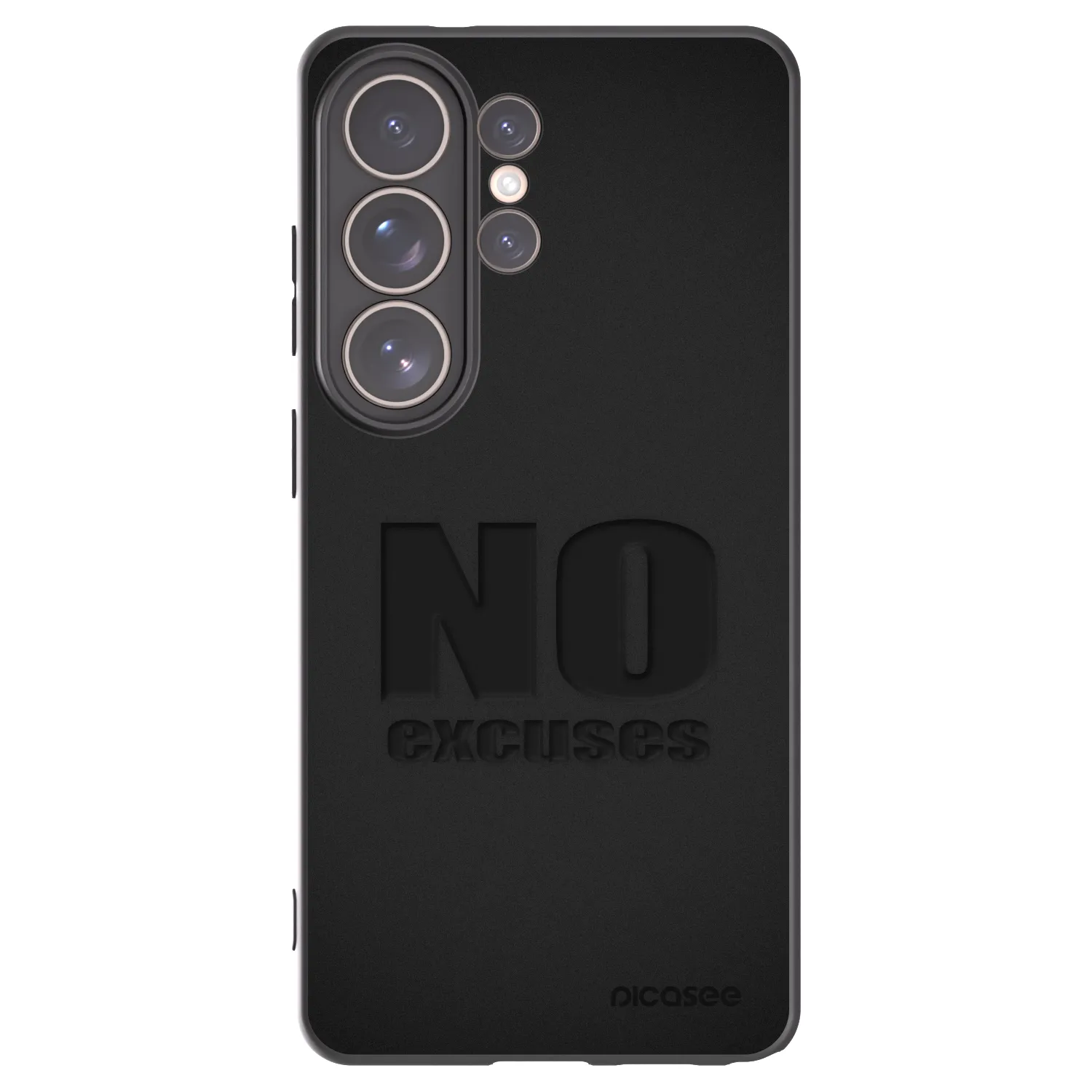 Picasee silikonski črni ovitek za Samsung Galaxy S26 Ultra - No Excuses