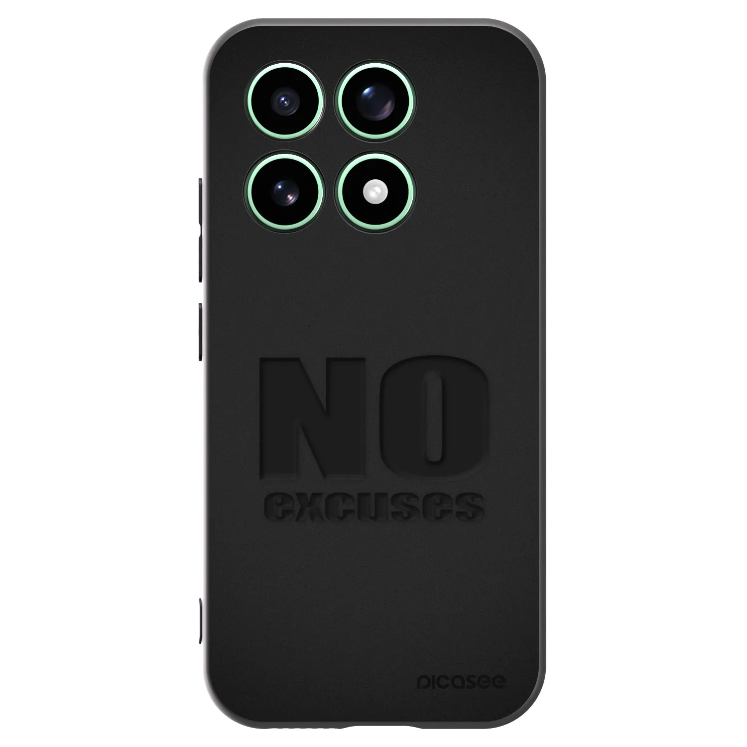 Picasee silikonski črni ovitek za Xiaomi 17 - No Excuses
