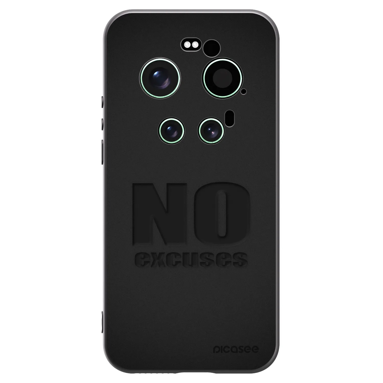 Picasee silikonski črni ovitek za Xiaomi 17 Ultra - No Excuses