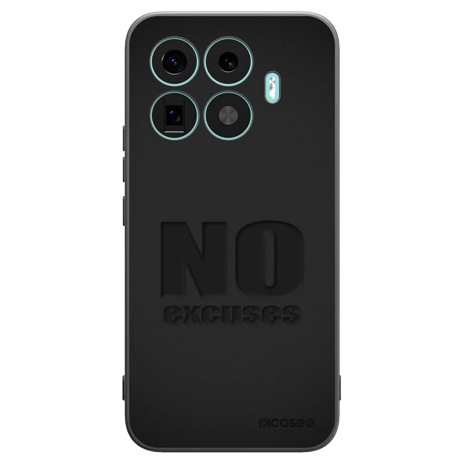 Picasee silikonski črni ovitek za Xiaomi 17T Pro - No Excuses