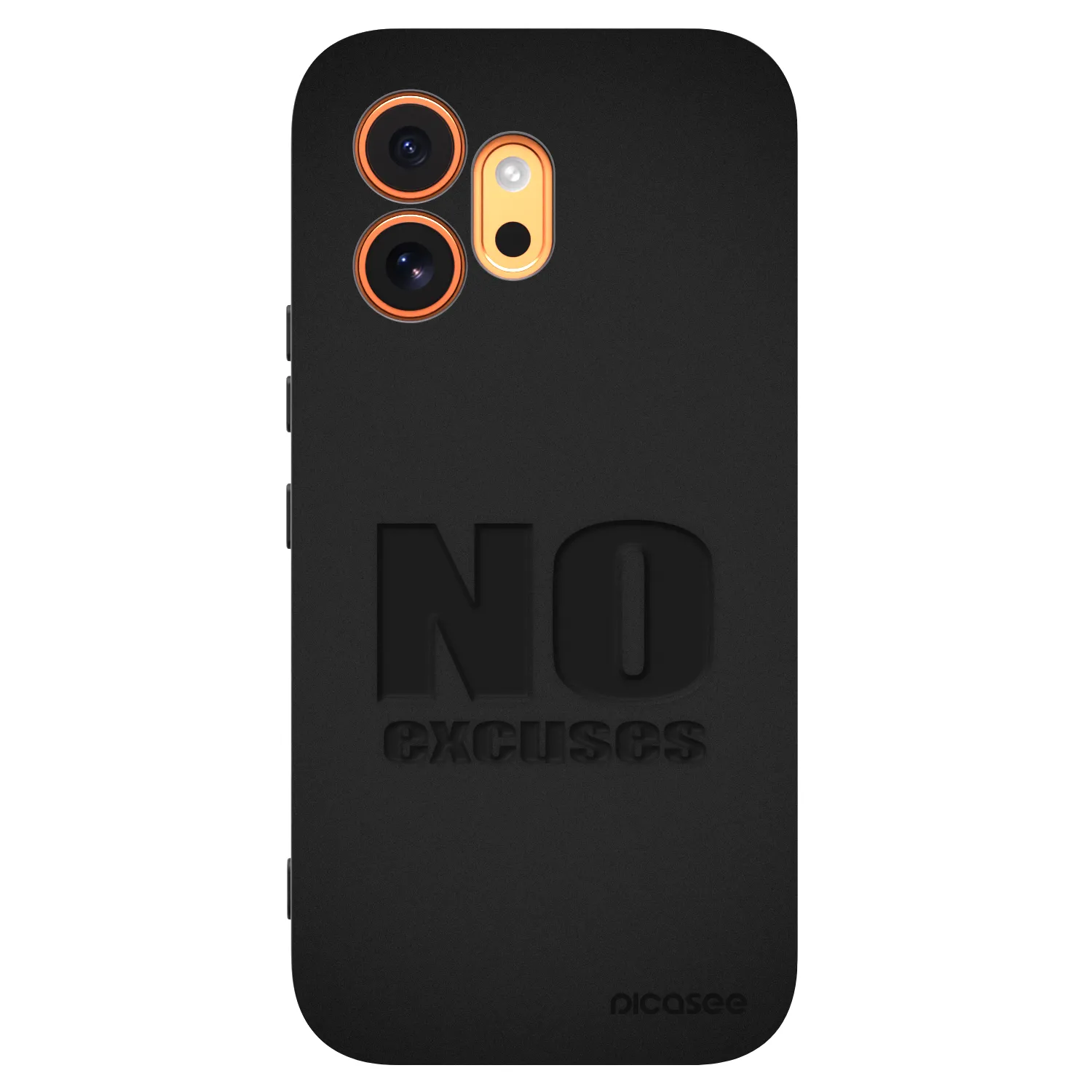 Picasee silikonski črni ovitek za Honor 600 - No Excuses