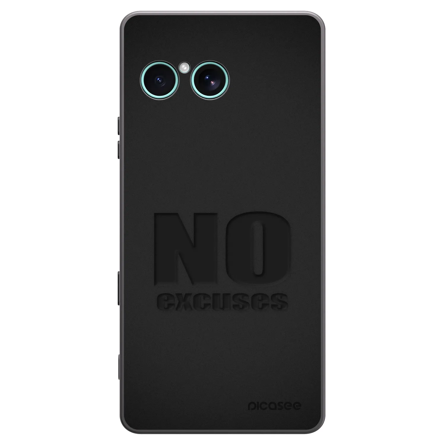 Picasee silikonski črni ovitek za Sony Xperia 10 VII - No Excuses