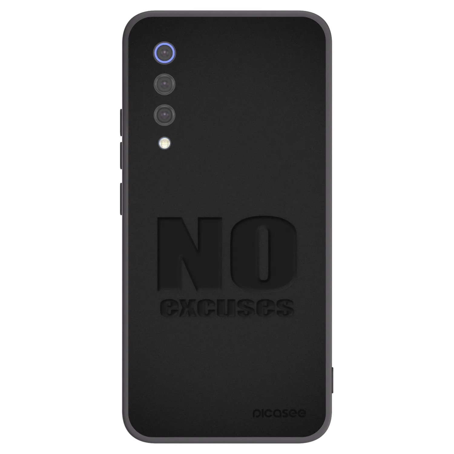 Picasee silikonski črni ovitek za Xiaomi Mi 9 SE - No Excuses