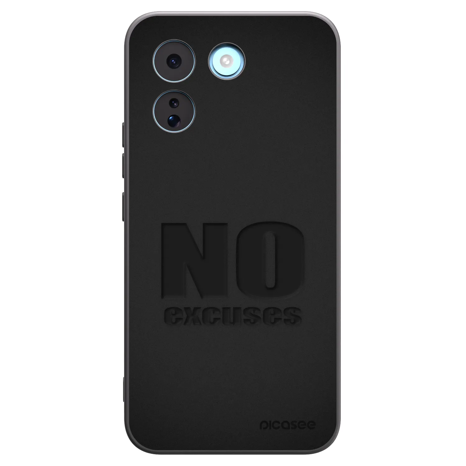 Picasee silikonski črni ovitek za Xiaomi Redmi Note 17 Pro MAX 5G - No Excuses