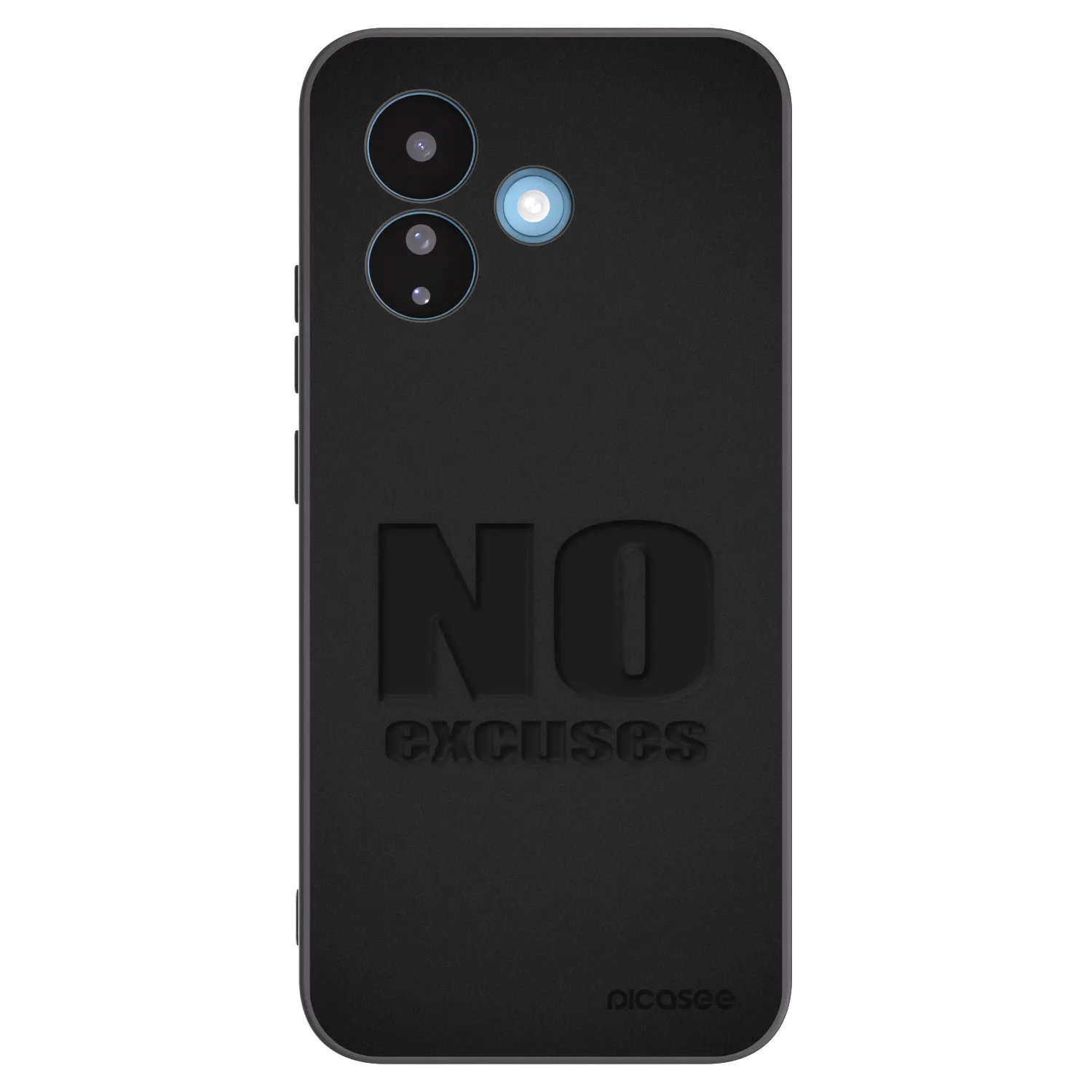 Picasee silikonski črni ovitek za Xiaomi Redmi Note 17 Pro 5G - No Excuses