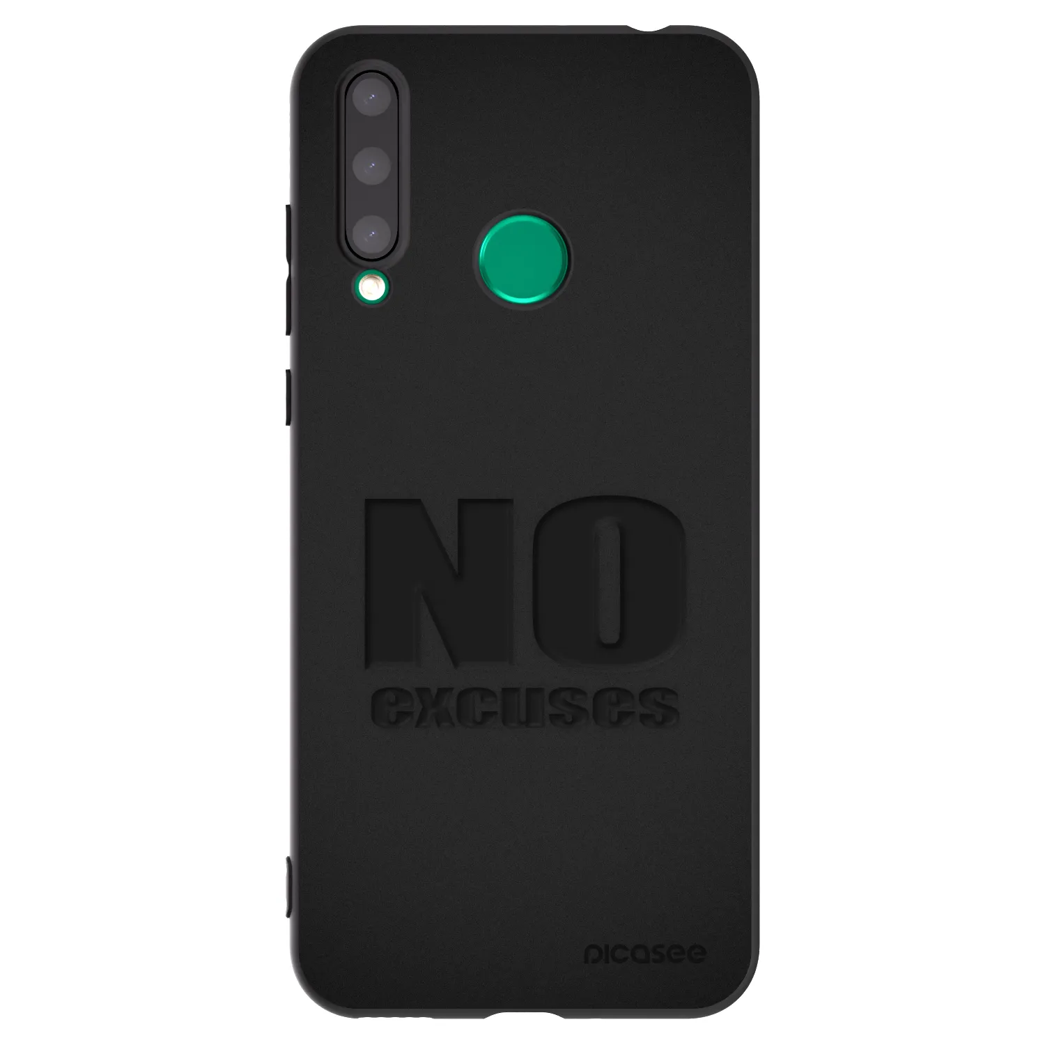 Picasee silikonski črni ovitek za Honor 20 Lite - No Excuses