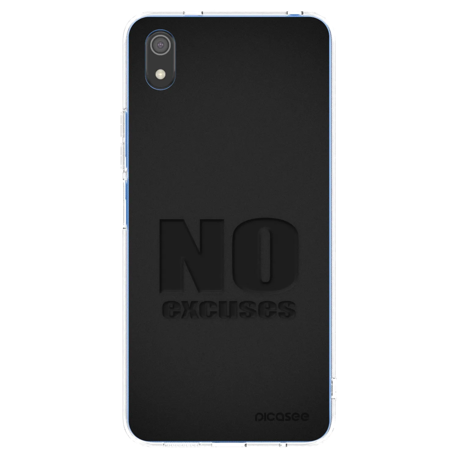 Picasee silikonski prozorni ovitek za Xiaomi Redmi 7A - No Excuses
