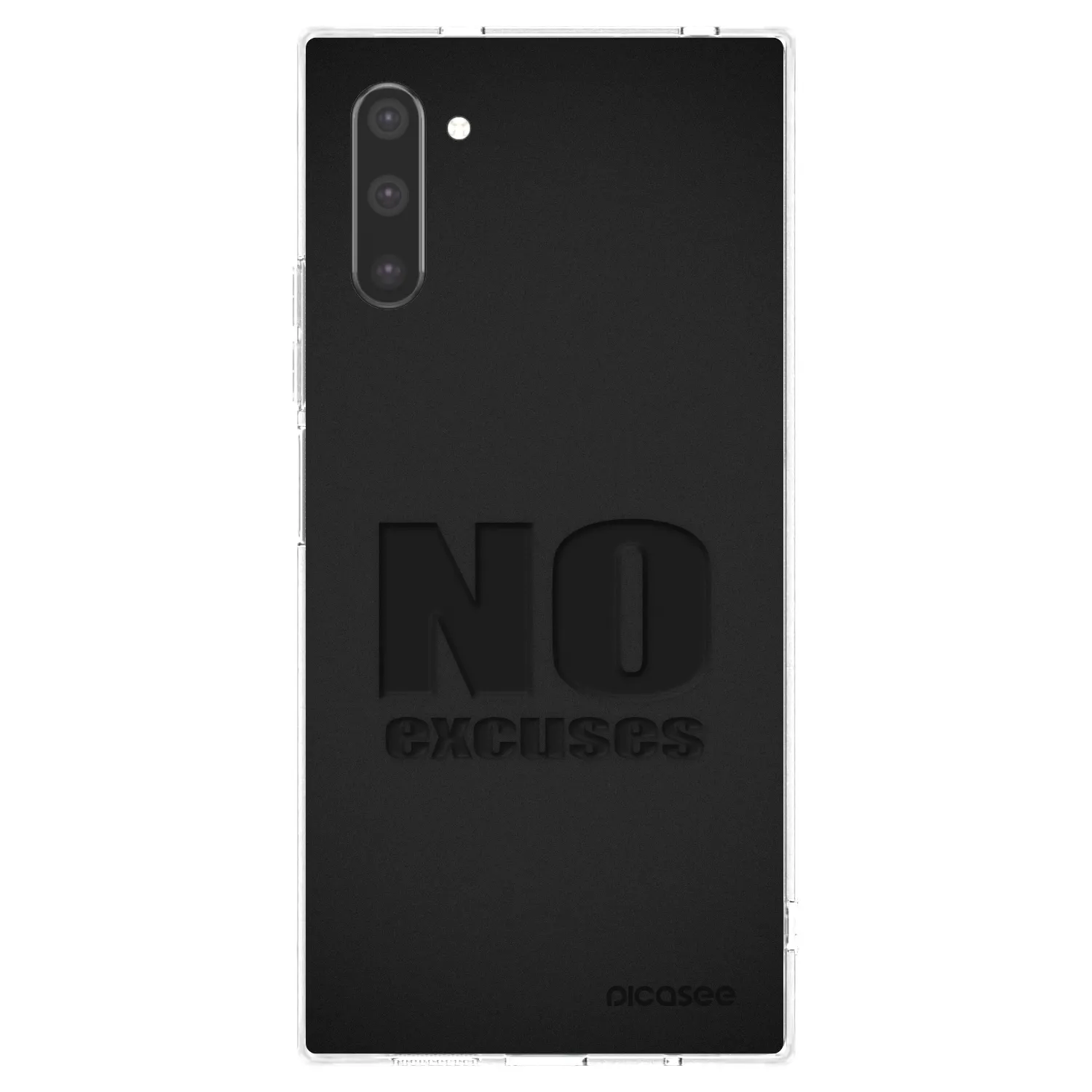 Picasee silikonski prozorni ovitek za Samsung Galaxy Note 10 N970F - No Excuses