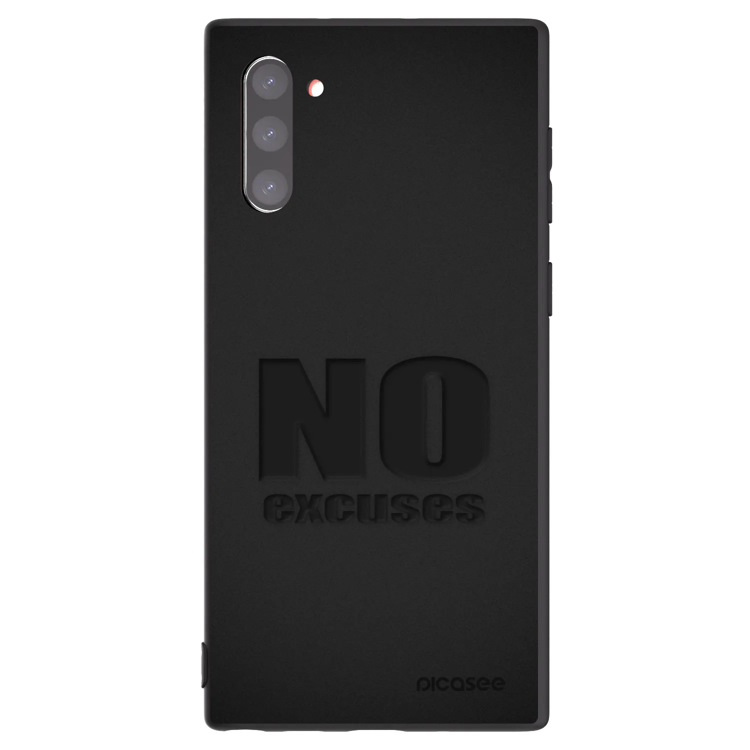 Picasee silikonski črni ovitek za Samsung Galaxy Note 10 N970F - No Excuses
