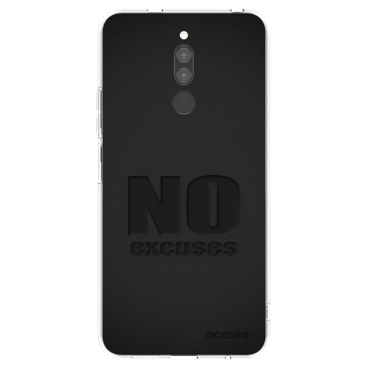 Picasee silikonski prozorni ovitek za Xiaomi Redmi 8 - No Excuses