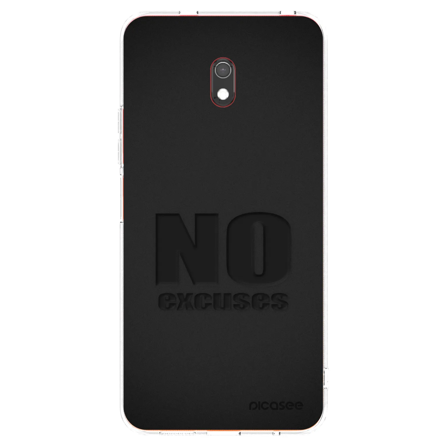 Picasee silikonski prozorni ovitek za Xiaomi Redmi 8A - No Excuses