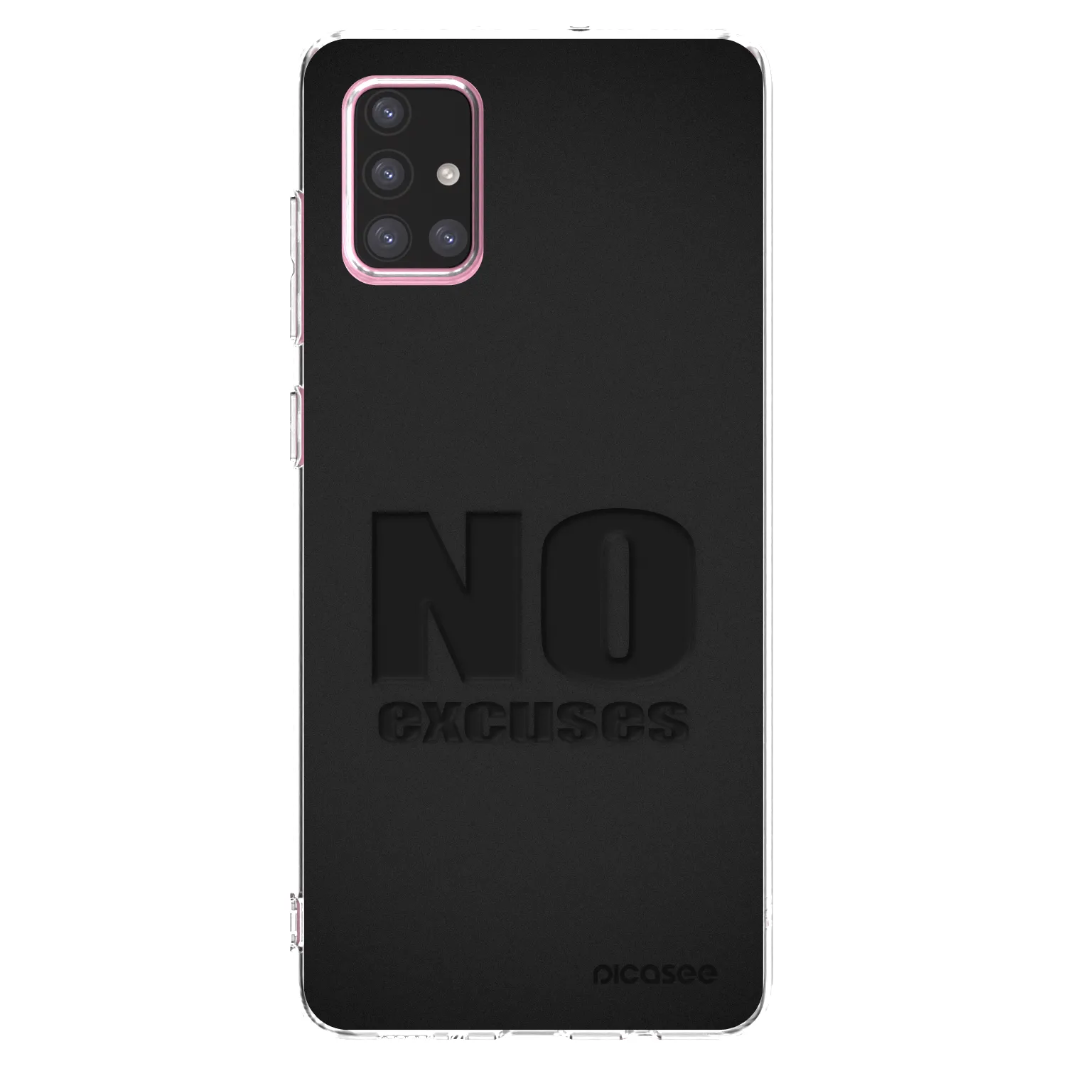 Picasee silikonski prozorni ovitek za Samsung Galaxy A71 A715F - No Excuses