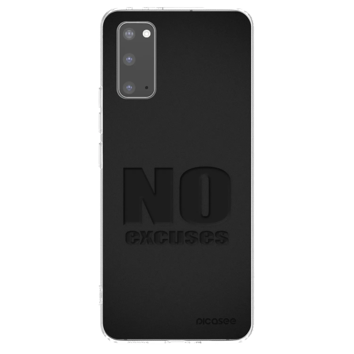 Picasee silikonski prozorni ovitek za Samsung Galaxy S20 G980F - No Excuses