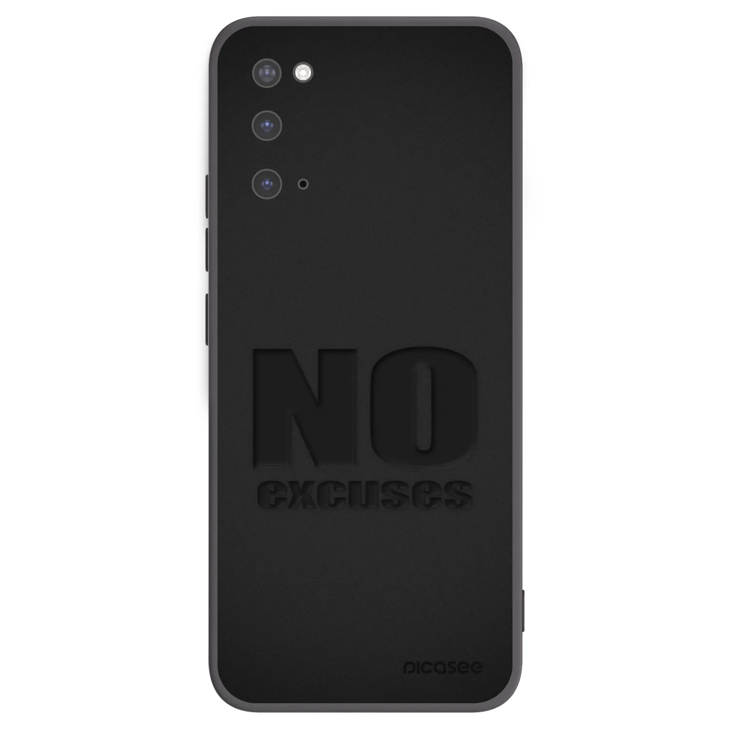 Picasee silikonski črni ovitek za Samsung Galaxy S20 G980F - No Excuses