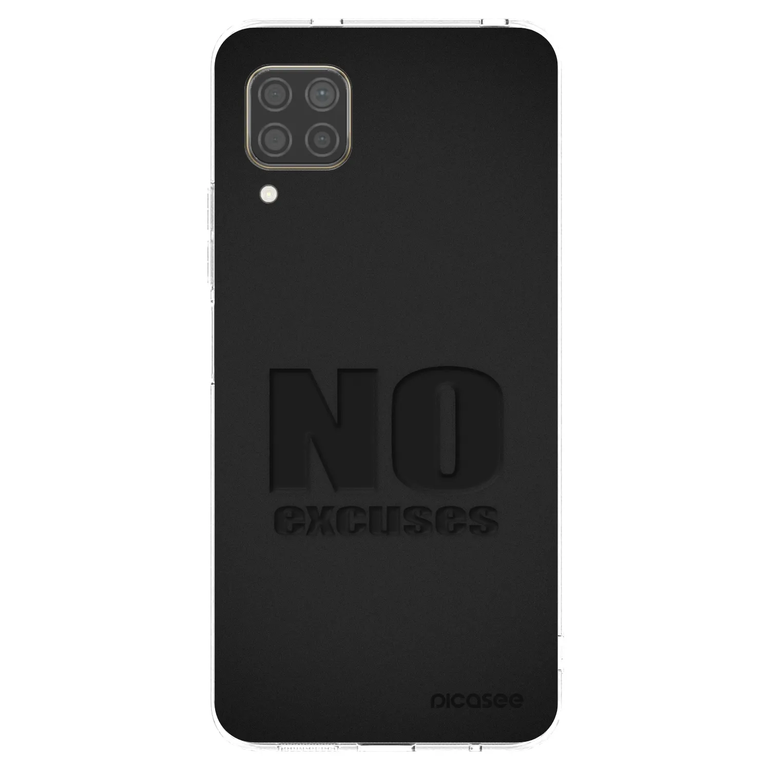 Picasee silikonski prozorni ovitek za Huawei P40 Lite - No Excuses