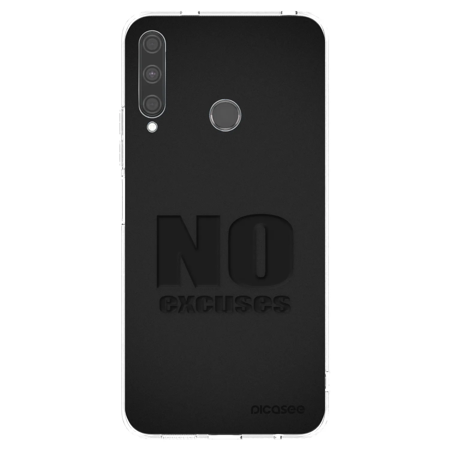 Picasee silikonski prozorni ovitek za Huawei P40 Lite E - No Excuses