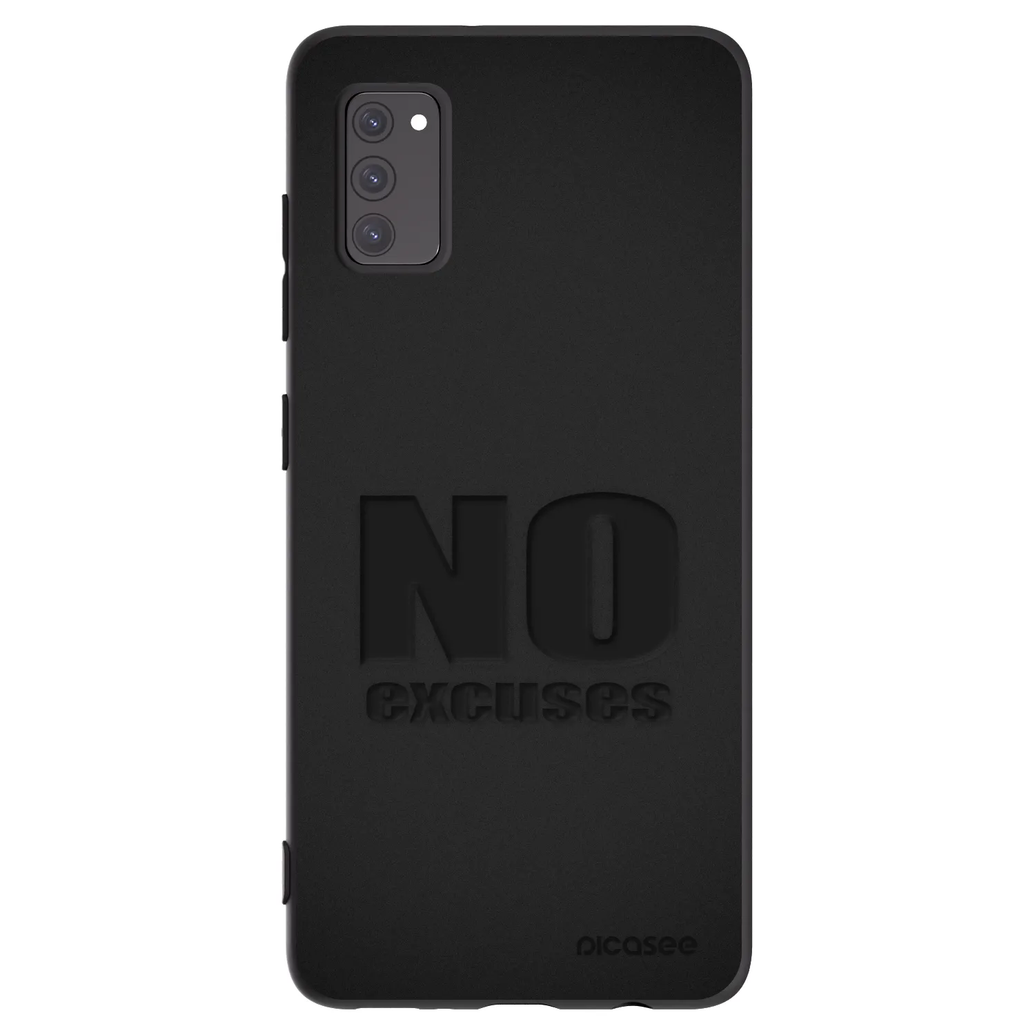 Picasee silikonski črni ovitek za Samsung Galaxy A41 A415F - No Excuses