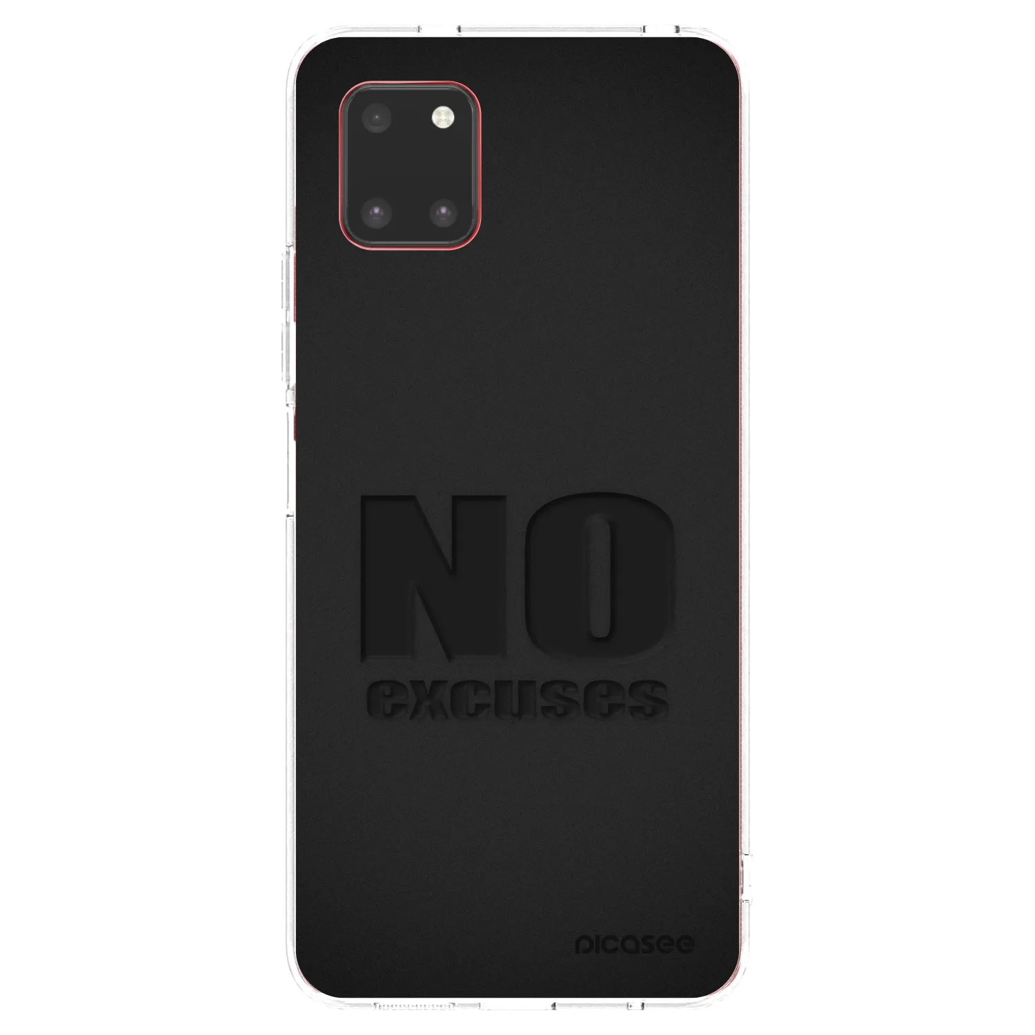 Picasee silikonski prozorni ovitek za Samsung Galaxy Note 10 Lite N770F - No Excuses