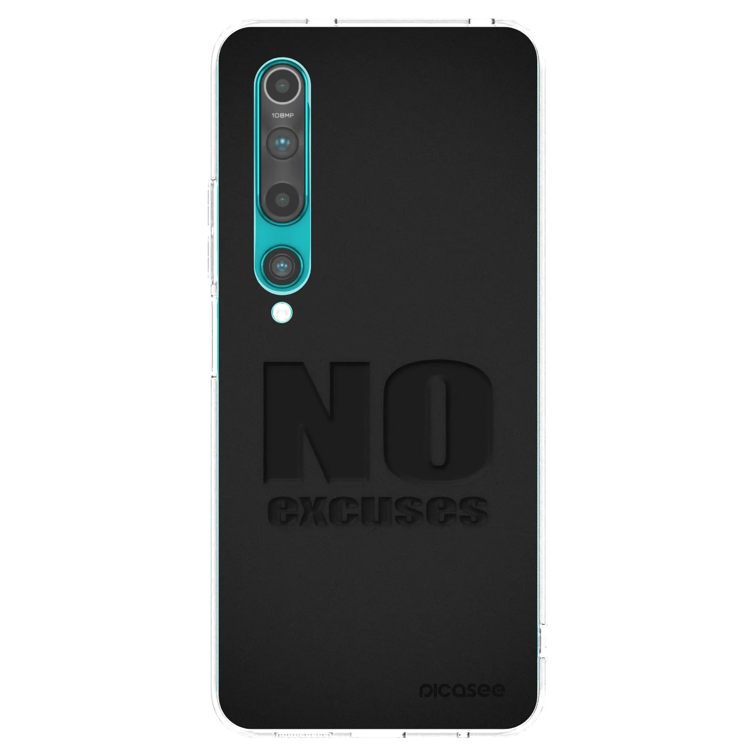 Picasee silikonski prozorni ovitek za Xiaomi Mi 10 - No Excuses