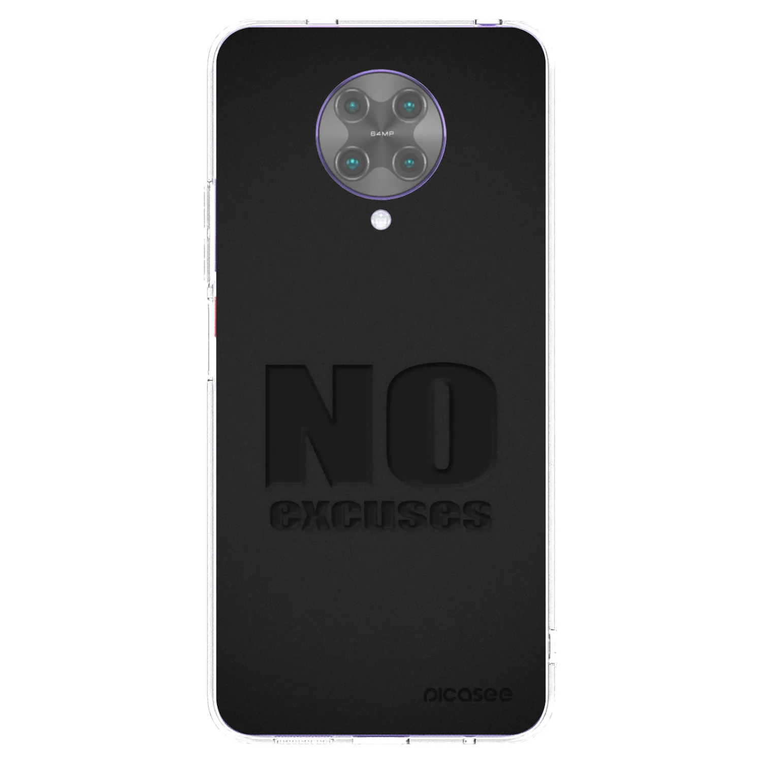 Picasee silikonski prozorni ovitek za Xiaomi Poco F2 Pro - No Excuses