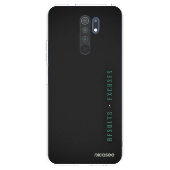 Picasee silikonski prozorni ovitek za Xiaomi Redmi 9 - Results x Excuses