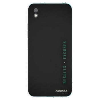 Picasee silikonski črni ovitek za Xiaomi Redmi 9A - Results x Excuses