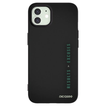 Picasee silikonski črni ovitek za Apple iPhone 12 - Results x Excuses