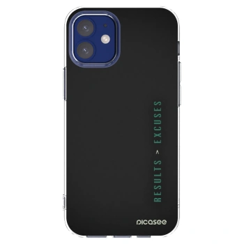 Picasee silikonski prozorni ovitek za Apple iPhone 12 mini - Results x Excuses