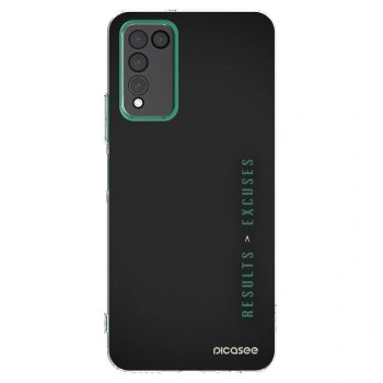 Picasee silikonski prozorni ovitek za Honor 10X Lite - Results x Excuses