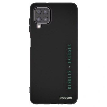 Picasee silikonski črni ovitek za Samsung Galaxy A12 A125F - Results x Excuses