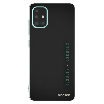 Picasee silikonski prozorni ovitek za Samsung Galaxy M31s - Results x Excuses