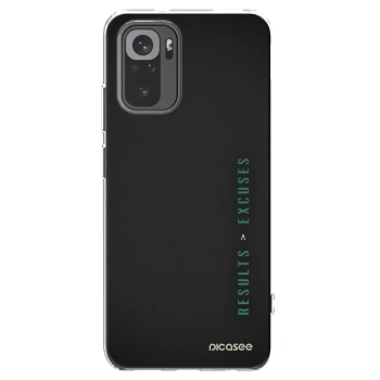 Picasee silikonski prozorni ovitek za Xiaomi Redmi Note 10 - Results x Excuses