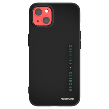 Picasee silikonski črni ovitek za Apple iPhone 13 - Results x Excuses
