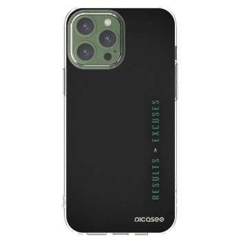 Picasee silikonski prozorni ovitek za Apple iPhone 13 Pro Max - Results x Excuses