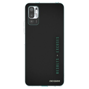 Picasee silikonski prozorni ovitek za Xiaomi Redmi Note 10 5G - Results x Excuses