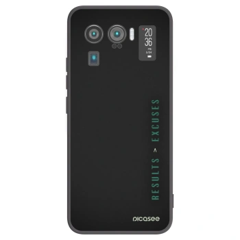Picasee silikonski črni ovitek za Xiaomi Mi 11 Ultra - Results x Excuses