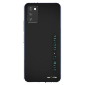 Picasee silikonski prozorni ovitek za Samsung Galaxy A02s A025G - Results x Excuses