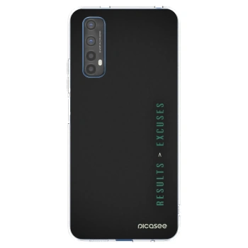 Picasee silikonski prozorni ovitek za Realme 7 - Results x Excuses
