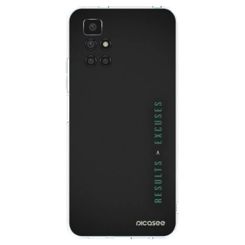 Picasee silikonski prozorni ovitek za Xiaomi Redmi 10 - Results x Excuses