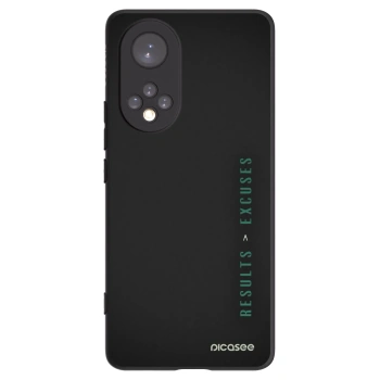 Picasee silikonski črni ovitek za Huawei Nova 9 - Results x Excuses