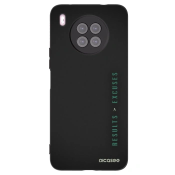 Picasee silikonski črni ovitek za Huawei Nova 8i - Results x Excuses